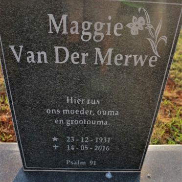 MERWE Maggie, van der 1931-2016