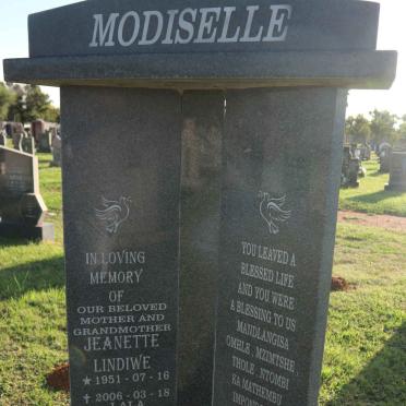 MODISELLE Jeanette Lindiwe 1951-2006