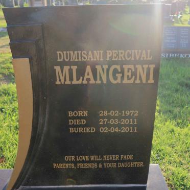 MLANGENI Dumisani Percival 1972-2011