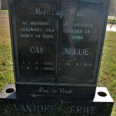 MERWE Cas, van der 1920-2000 &amp; Nellie 1936-