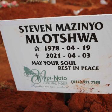 MLOTSHWA Steven Mazinyo 1978-2021