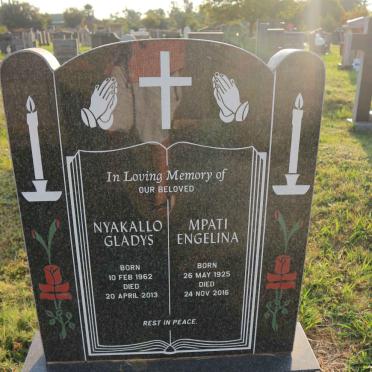 NKEEANE Mpati Engelina 1925-2016 :: NKEEANE Nyakallo Gladys 1962-2013