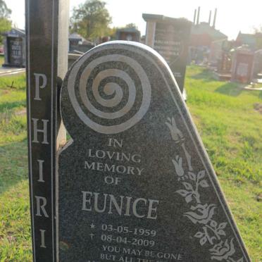 PHIRI Eunice 1959-2009