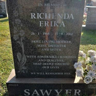 SAWYER Richenda Erika 1968-2002