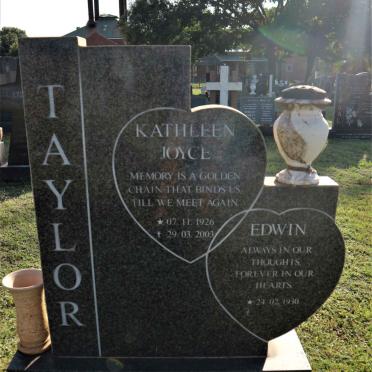 TAYLOR Edwin 1930- &amp; Kathleen Joyce 1926-2003