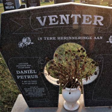VENTER Daniel Petrus 1939-2019
