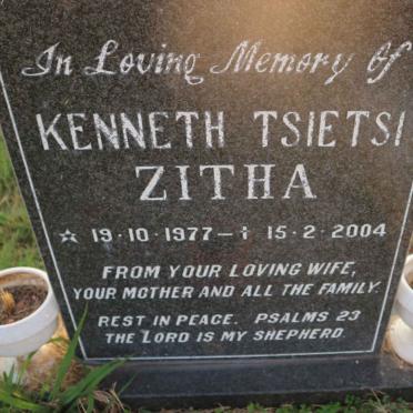 ZITHA Kenneth Tsietsi 1977-2004