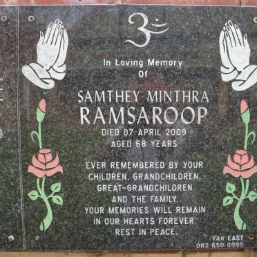RAMSAROOP Samthey Minthra -2009