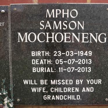 MOCHOENENG Mpho Samson 1949-2013