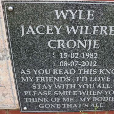CRONJE Jacey Wilfred 1982-2012