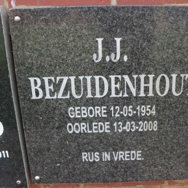 BEZUIDENHOUT J.J. 1954-2008