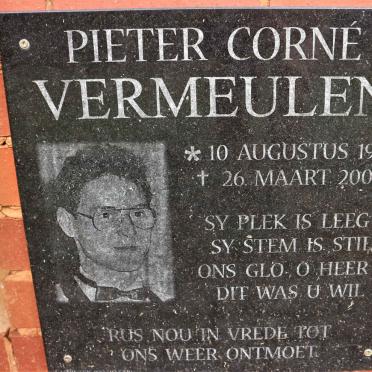 VERMEULEN Pieter Corne 1966-2006