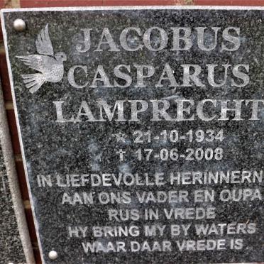 LAMPRECHT Jacobus Casparus 1934-2008