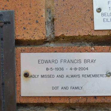 BRAY Edward Francis 1936-2004