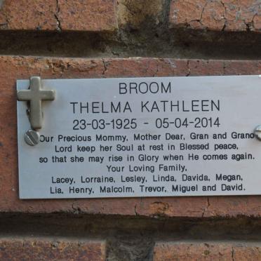 BROOM Thelma Kathleen 1925-2014