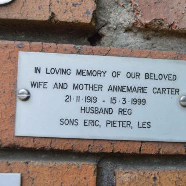 CARTER Annemarie 1919-1999