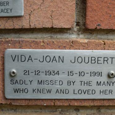 JOUBERT Vida-Joan 1934-1991