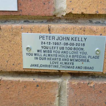 KELLY Peter John 1957-2016