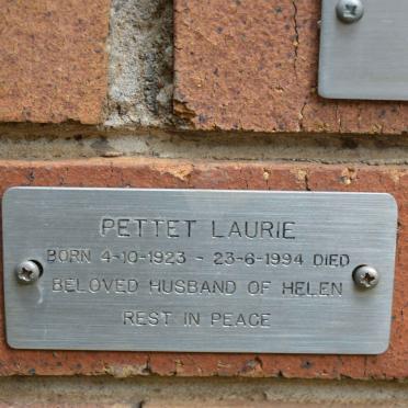 PETTET Laurie 1923-1994