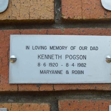 POGSON Kenneth 1920-1982