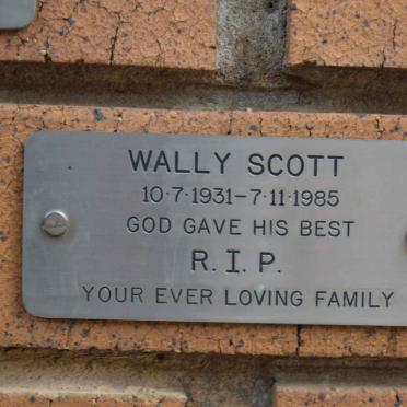 SCOTT Wally 1931-1985