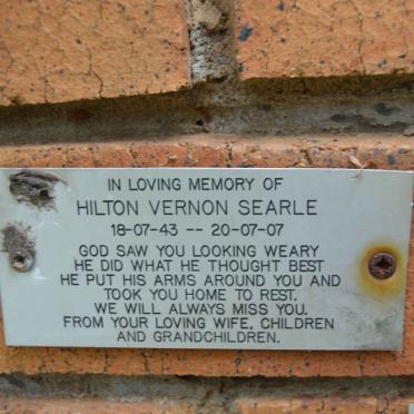 SEARLE Hilton Vernon 1943-2007