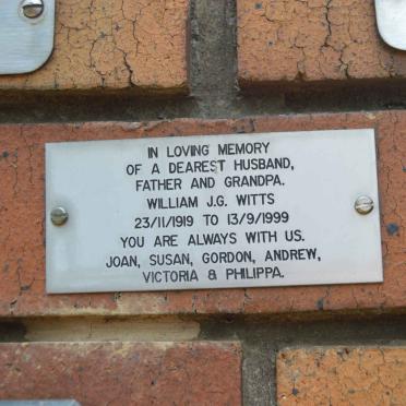 WITTS William J.G. 1919-1999