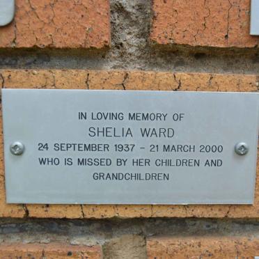 WARD Shelia 1937-2000