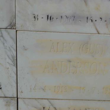 ANDERSON Alex 1913-1993