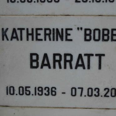 BARRATT Katherine 1936-2008