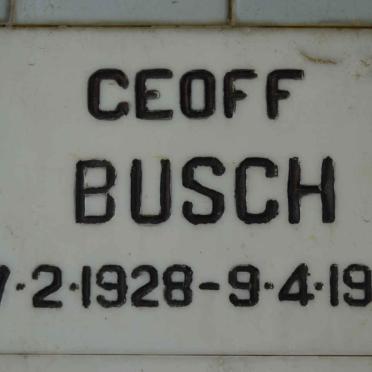 BUSCH Geoff 1928-1988