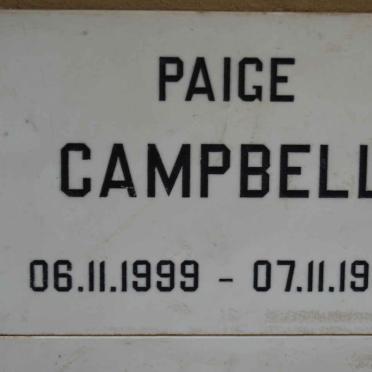 CAMPBELL Paige 1999-1999