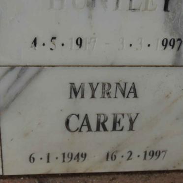 CAREY Myrna 1949-1997