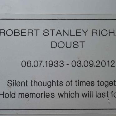 DOUST Robert Stanley Richard 1933-2012