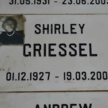 GRIESSEL Shirley 1927-2004