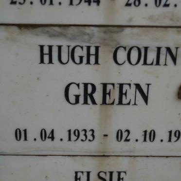 GREEN Hugh Colin 1933-1999