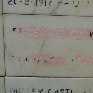 GOUWS Pieter F. 1926-1980