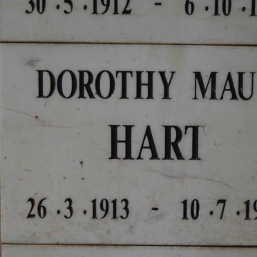 HART Dorothy Maud 1913-1995