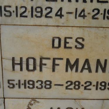 HOFFMAN Des 1938-1990