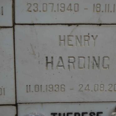 HARDING Henry 1936-2001