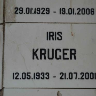KRUGER Iris 1933-2001