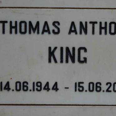 KING Thomas Anthony 1944-2004