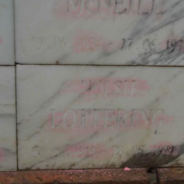 LOTTERING Nolsie 1919-1979