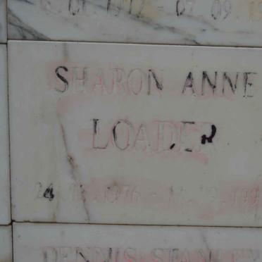 LOADER Sharon Anne 1976-1997