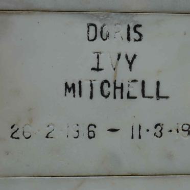 MITCHELL Doris Ivy 1916-1988