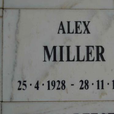 MILLER Alex 1928-1996