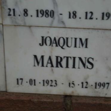 MARTINS Joaquim 1923-1997