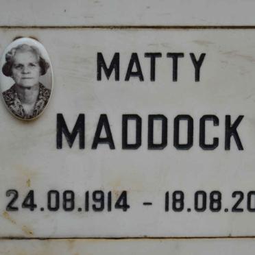 MADDOCK Matty 1914-2004