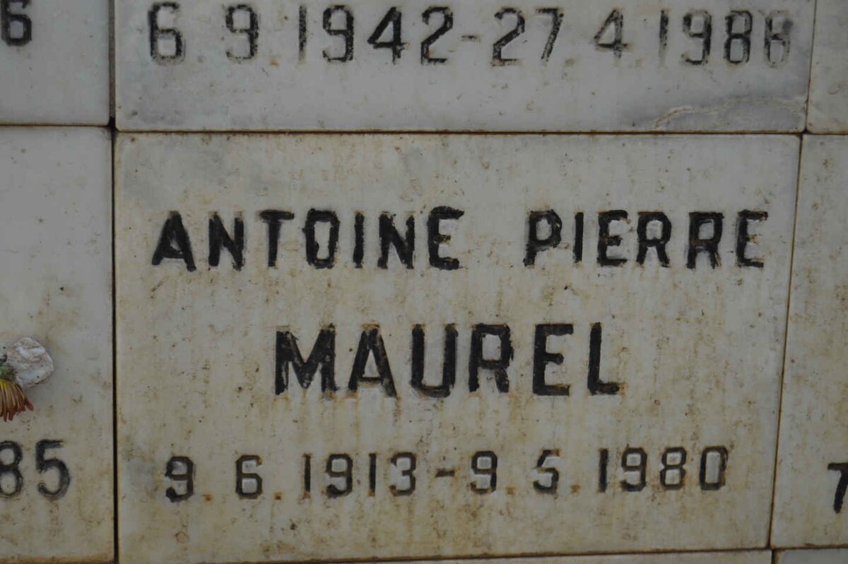 MAUREL Antoine Pierre 1913-1980