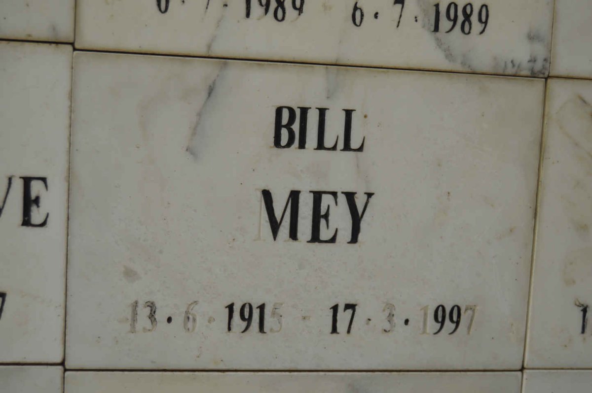 MEY Bill 1915-1997
